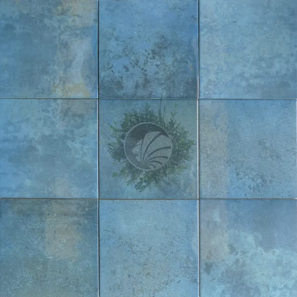 azulejo bali piscina azul fondo